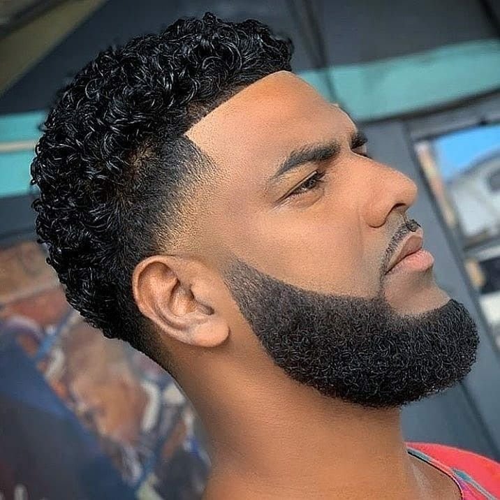 Curly Fade + Beard